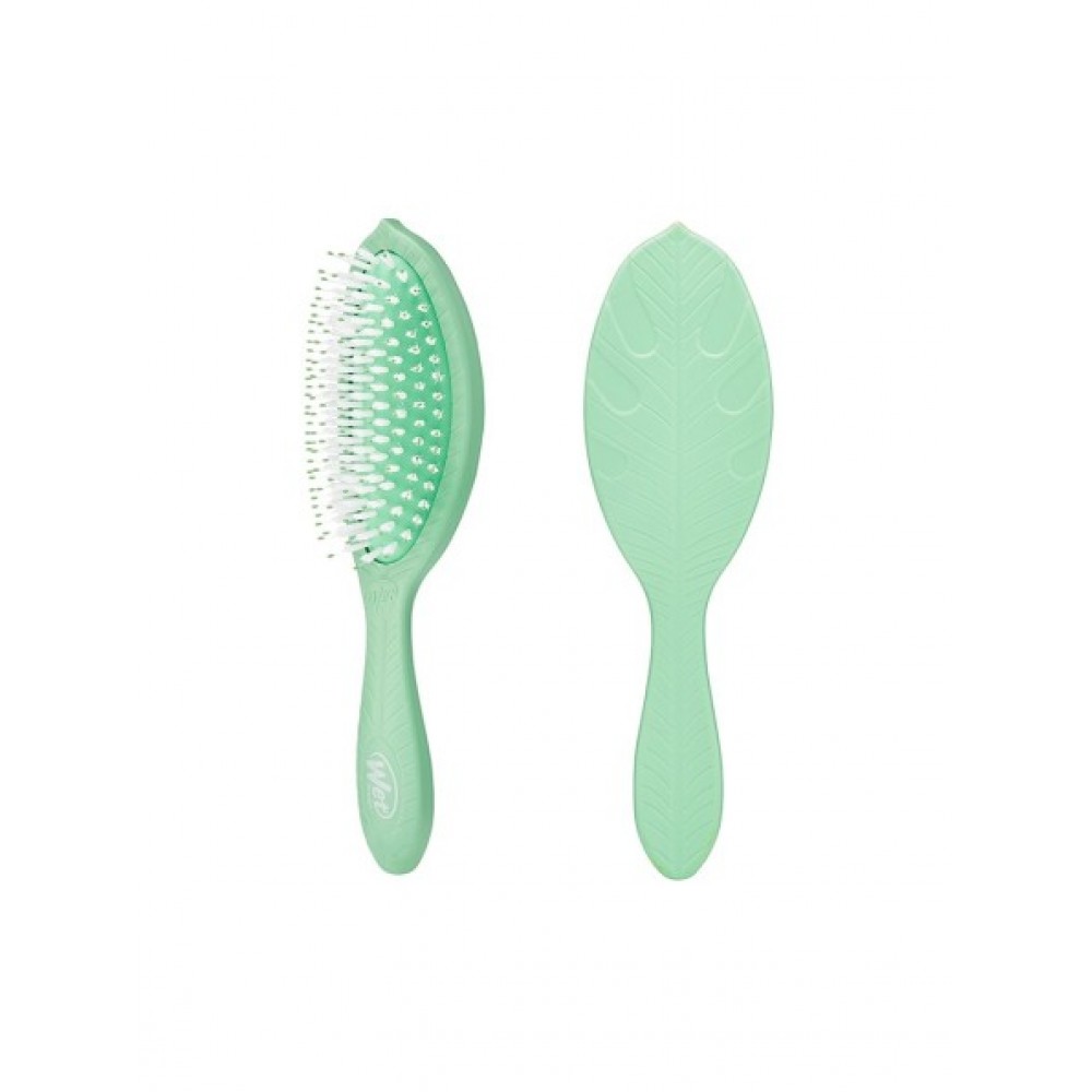 WETBRUSH GO GREEN™ TREATMENT & SHINE PLAUKŲ ŠEPETYS SU ŠERNO ŠERELIAIS IR NATŪRALIU ARBATMEDŽIO ALIEJUMI